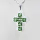 Small Cross - Chastity-Silver Chain - 2